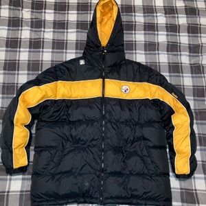 NFL Steelers winter coat NWOT Size Extra Large